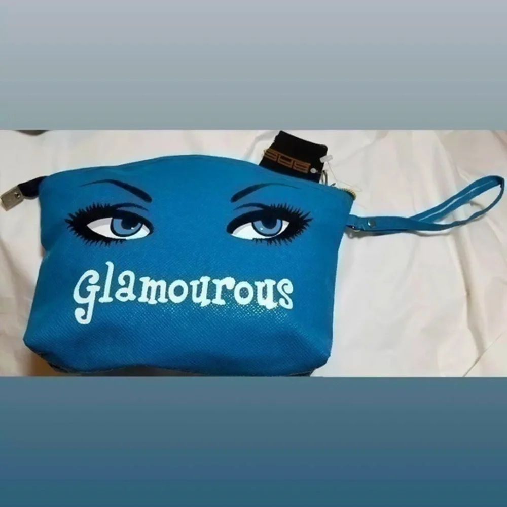 Glamorous Bashful Eyes Cosmetic Wristlet